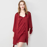 SP131 Wine Red (пижама+спальная юбка)