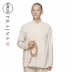 Trái tim tuyệt vời, mùa xuân và mùa thu, bộ đồ Tang, áo khoác Trung Quốc, quần áo nam, Hanfu nguyên bản, phiên bản cải tiến, trang phục dân tộc giản dị của nam giới quần jean nam Trang phục dân tộc