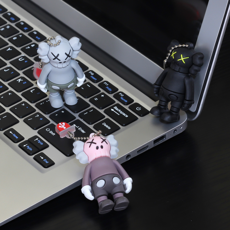 High-speed 3 0KAWS doll flash drive 64g cute cartoon mini student X ugly cute gift mobile phone dual-use USB flash drive