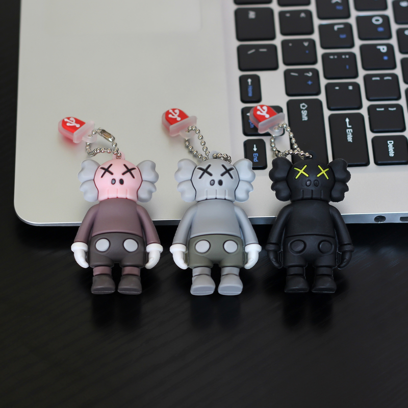 KAWS doll creative flash drive 16g cute cartoon mini girl heart student couple mobile phone computer dual-use USB flash drive