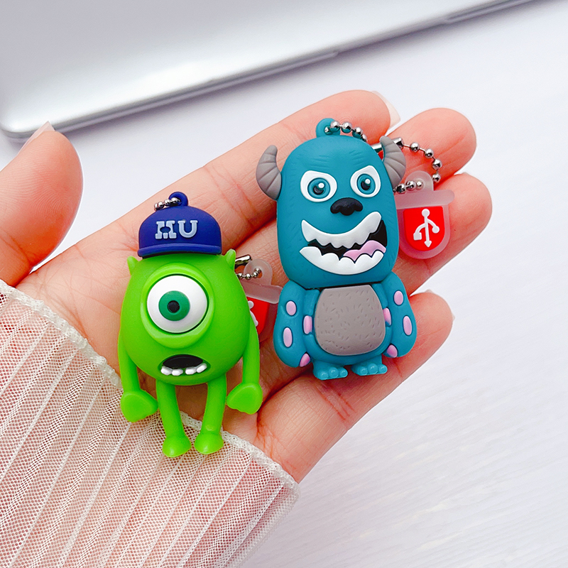 High speed 3 0 cartoon U disk 64G cute mini - furry girl mobile phone computer dual - use gift disc