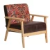 Kiểu Nhật tay vịn gỗ vải ghế bành cafe quần áo giản dị căn hộ nhỏ sofa phòng khách ghế đúp - Ghế sô pha ghế sofa da Ghế sô pha