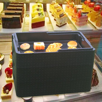 Multi-layer EPP incubator foam box layered superposition refrigerator distribution box baking tray breakfast baked buns cake