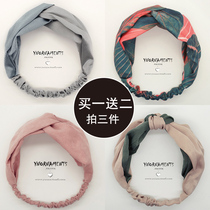 Super Xiansen womens hair band Korean headdress sweet Mori womens headscarf retro cute super cute hair band Sweet Girl
