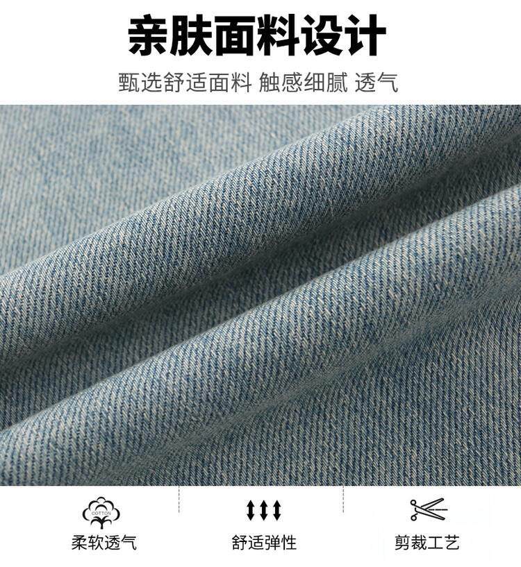 Джинсы детские 女童牛仔阔腿裤春秋2026新款女孩宽松裤子女中大童春季时尚直筒裤 Other
