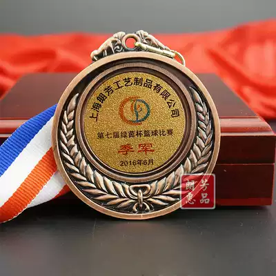 Hot sale gold, silver and bronze medals, medals, custom-made metal medals, badges, custom wheat medals, commemorative medals