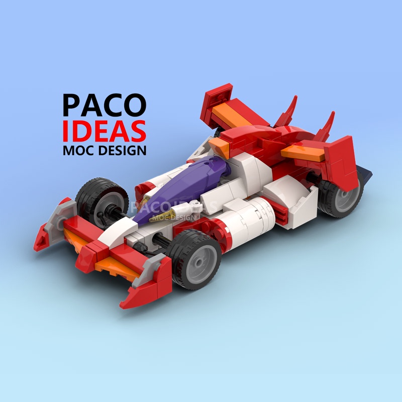 Highly Intelligent Formula Building Blocks Moc Racing Car F1 Model