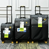 luggage it Багажный универсальный сверхлегкий чемодан, ткань оксфорд, 24 дюймов, 20 дюймов