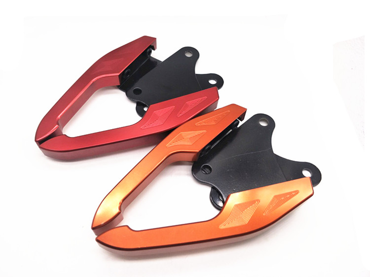 Xe máy điện sửa đổi MSX125 Wangjiang búp bê lớn khỉ M3 / M5 / M6 / M8 phía sau tay vịn phía sau bằng thép nhỏ - Xe máy Sopiler khung inox bảo vệ xe máy