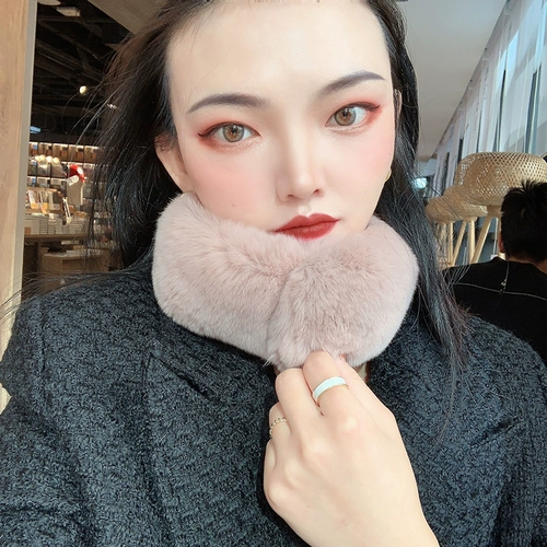 Зимний шарф, универсальный бархатный удерживающий тепло шарф-платок, в корейском стиле, увеличенная толщина