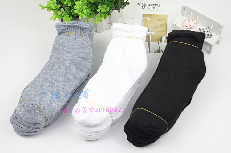 20 đôi vớ nam dài phần trong vớ màu đen trắng thể thao vớ cotton du lịch vớ nam miễn phí dùng một lần tất on off