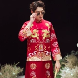 Традиционный свадебный наряд Сюхэ, вечернее платье, свадебное платье, коллекция 2022, дракон и феникс, китайский стиль, большой размер