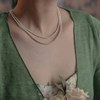2mm Ultra-Fine Imitation Pearl Necklace for Women 2025 New Thin Clavicle Chain Gift for Girlfriend