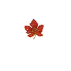 Brooch, High-End Women's Exquisite Red Maple Leaf Anti-Exposure Brooch, Niche Corsage, Elegant Retro Accessories