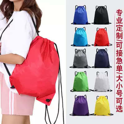 Customized Oxford cloth bag gym bag sports travel bag large capacity student portable training drawstring back bag