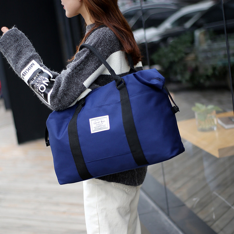 Large Capacity Travel Bag Men And Women Universal Travel Bag Single Shoulder Bag Hand Luggage Bag Light Travel Fitness Sports Bag