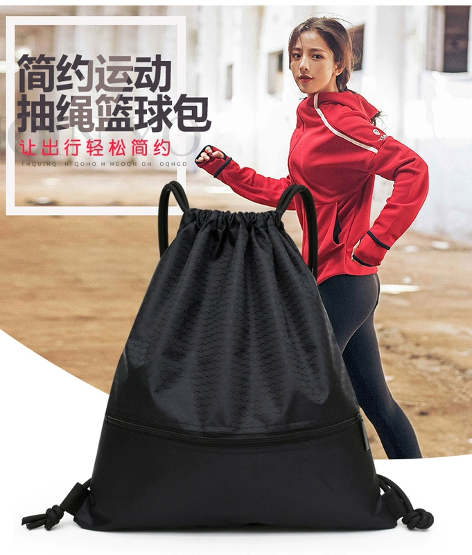 Túi dây rút DrawString ba lô nữ 2018 mới giản dị đơn giản ba lô nam nữ túi du lịch thể thao balo đẹp nam