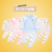 [Đặc biệt hàng ngày] Bộ đồ lót trẻ em cotton mùa thu và mùa đông Đàn ông và phụ nữ mới bé màu cotton buồn ngủ quần mùa thu