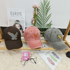 кепка для бадминтона 棒球帽纯棉个性潮流韩版刺绣老鹰帽子时尚百搭鸭舌帽防晒遮阳帽