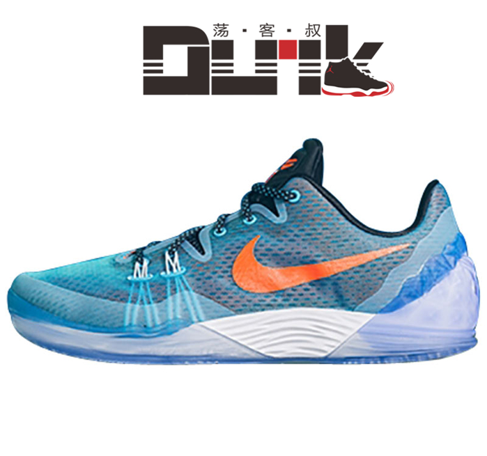 Shacker chú Kobe nọc độc giày bóng rổ thế hệ thứ 5 giày nam thấp kobe 6 giày thể thao màu trắng vàng đen 815757 giày sneaker nike