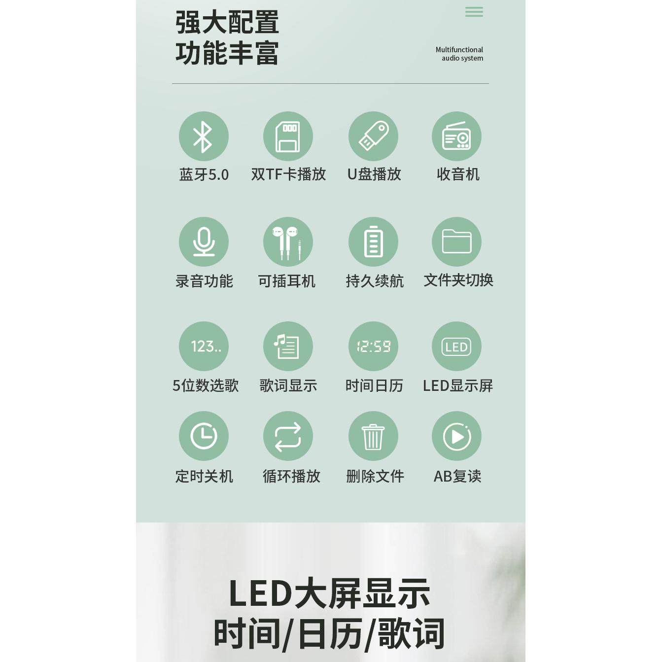 Parrot Talking Learning Device, Bird Recorder, Bird Repeater, Budgie Learning Machine, Player with Timer