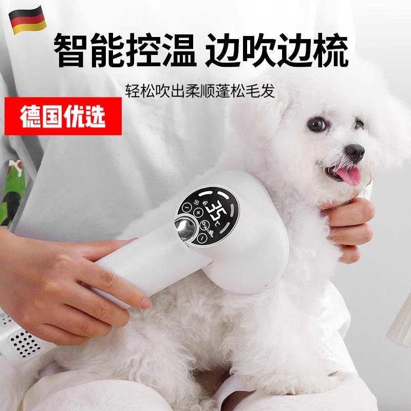 German Smart Pet Hair Dryer and Comb All-In-One Machine for Dog Bathing, Teddy, Bichon, Cat, Pomeranian Special Hair Dryer German Smart Pet Hair Dryer and Comb All-In-One Machine for Dog Bathing, Teddy, Bichon, Cat, Pomeranian Special Hair Dryer