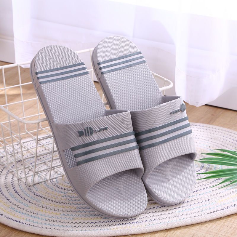 (Deodorant Non-slip) Indoor Soft Bottom Slippers Male Summer Home With Bathroom Hotel Guesthouse Lovers Cool Slippers