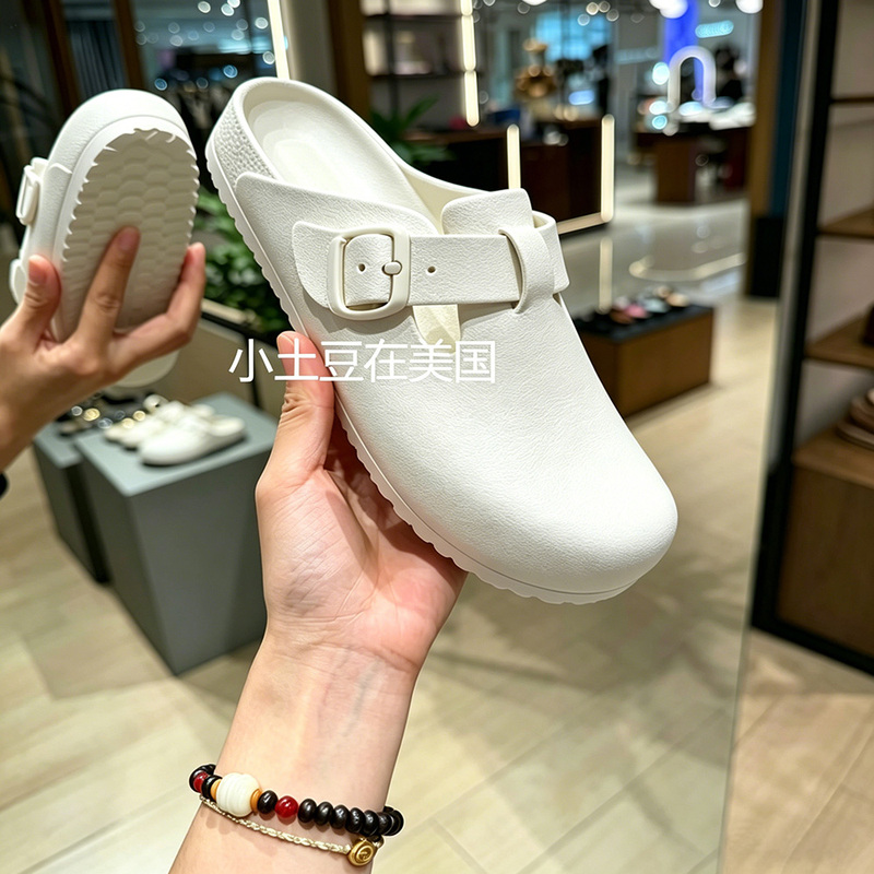 Birkenstock-Style Eva Soft-Soled Unisex Clogs, Slip-On Lazy Shoes for Home and Outdoor Use, Waterproof Beach Shoes Boston