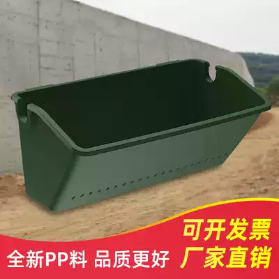 Outdoor garden municipal engineering plant wall flowerpot container vertical three-dimensional Greening wall-mounted combination planting box plastic