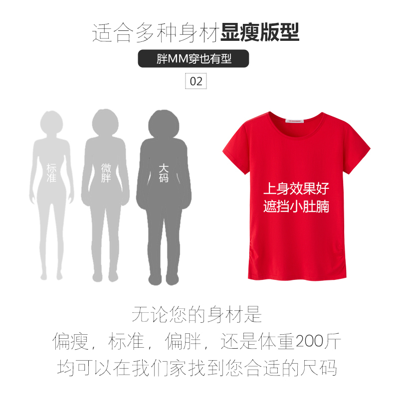 Áo sơ mi nữ trung niên 2018 hè mới Áo thun nữ trung niên tay ngắn 40-50 tuổi Váy cotton lỏng áo kiểu nữ trung niên