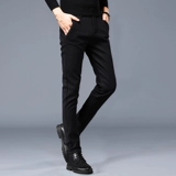 Демисезонные трендовые утепленные штаны, облегающий крой, свободный прямой крой