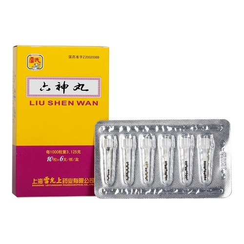 雷氏 10 капсул Liu Shen Wan*6 Поддержка/коробка ясное тепло, детоксикация отек глотки, боль, облегчение боли, тепло легких и желудка, желудок и внутренняя кожа горла, больной синдром горла, гнилое горло, уродливое болятное фармацевтическое флагманское хранилище