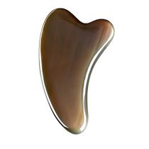 White buffalo horn scraping plate facial beauty scraping face plate eye dial gluten beauty stick facial special cupping universal