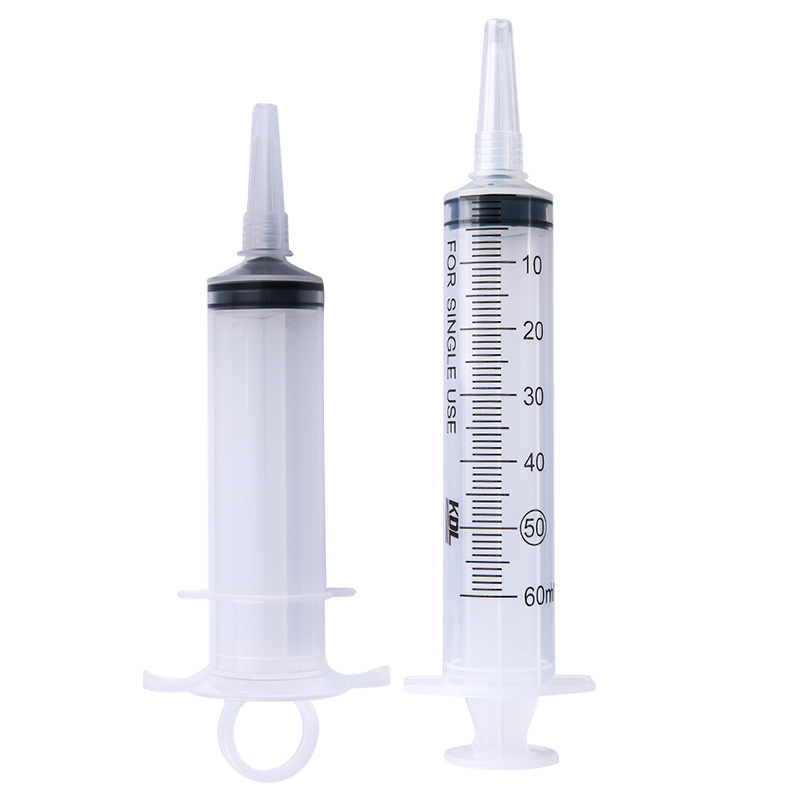 大口大容量针筒针管注射器塑料冲洗喂食灌肠打胶鼻饲灌注流食助推