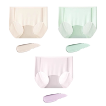 Catman Disposable Underwear Womens Striped Ice Silk 3 Pcs (L)