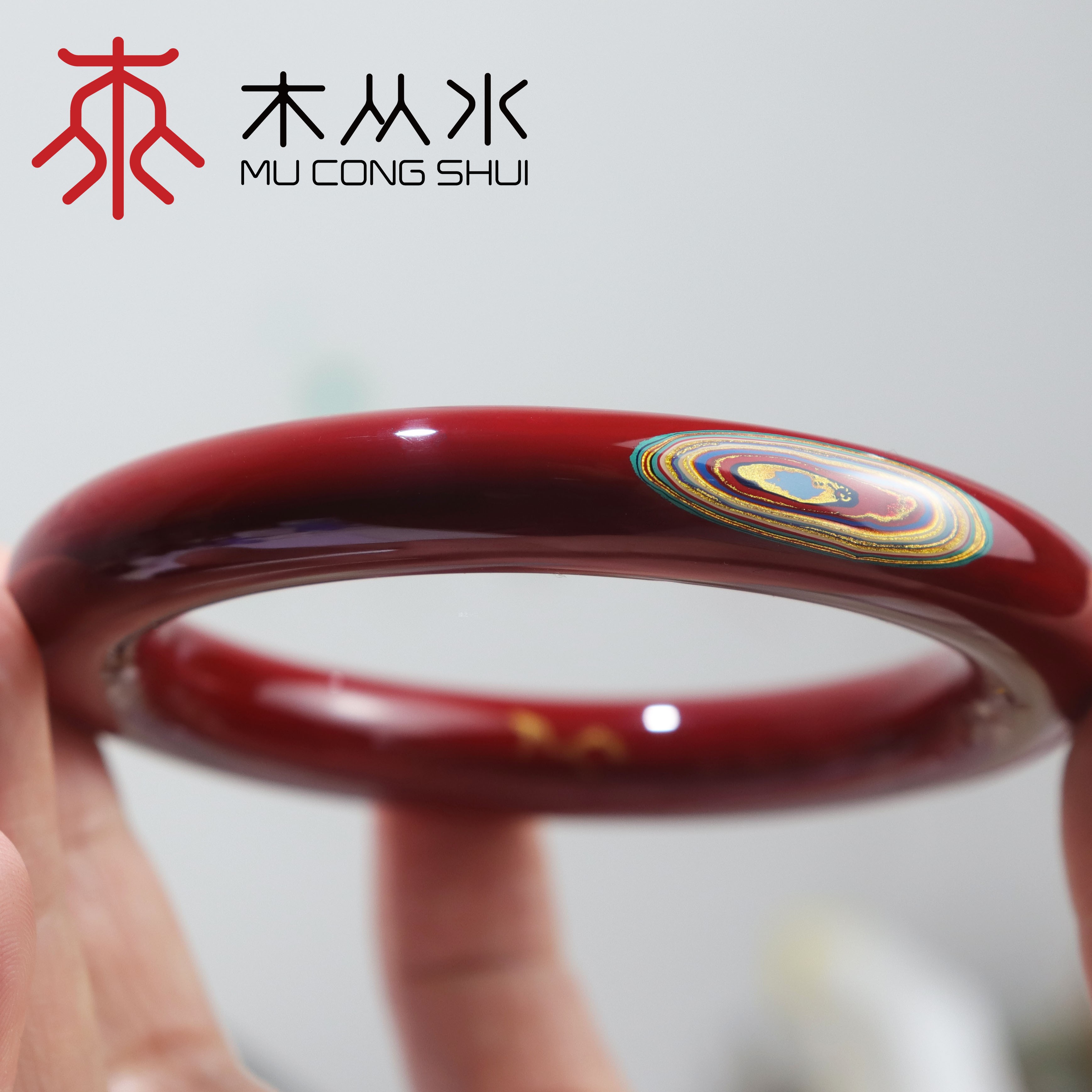 The combination of red red rhinoceros of 0 8 cm rough round bar of blood red rhinoceros