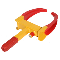 Thickened car wheel lock tire lock car lock anti-theft lock bull horn lock parking lot lock property special lock