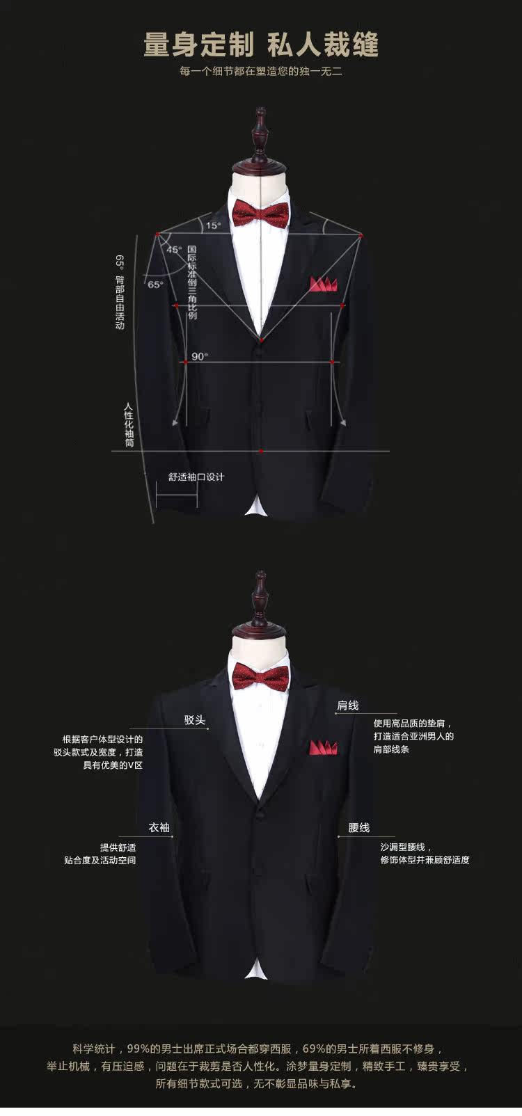 Costume homme en polyester pour Quatre saisons - Ref 1553555 Image 10