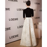 Высококачественное и атмосферное обручальное банкет вечернее платье для женщин 2025 Новый легкий роскошный ниша для взрослых подарки для взрослых хозяин высокого класса