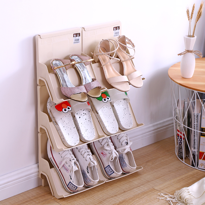 Shoe rack multilayer Superimposed Easy doorway Home Economy Type of plastic Shower Dormitory Room with student Contained Seminal