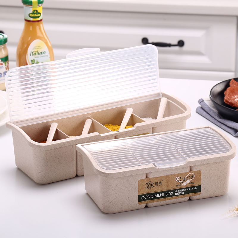 Kitchen Supplies Sauce kit Home Combined Doge seasoning jar Creative seasoning jar Seasoning Case MSG Salt Jars