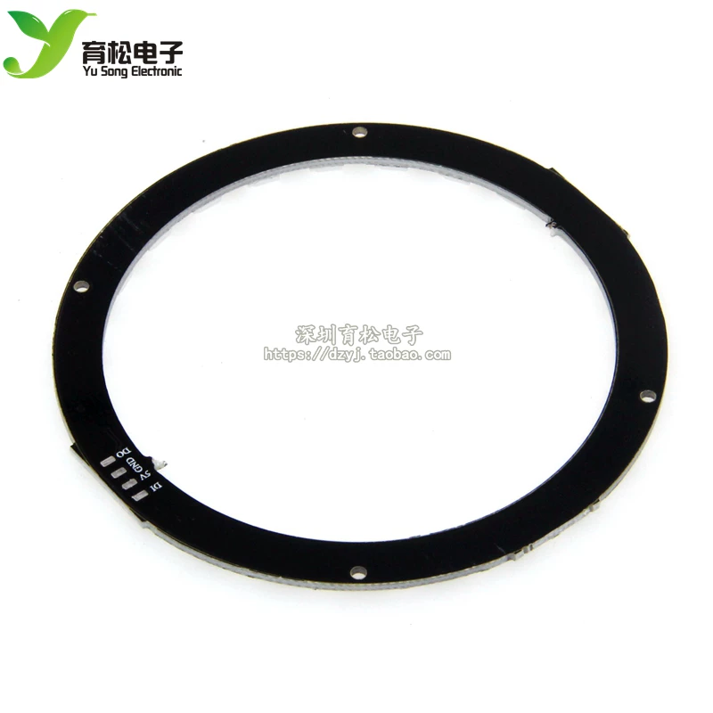 24-битный WS2812 5050 RGB светодиодная умная полная цветовая RGB кольцевая платформа для разработки, крупное кольцо