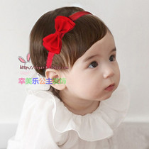 Female baby hair with butterfly knot princess baby head ornaments Korea 0-1-2-3 year old elastic hair stirrup