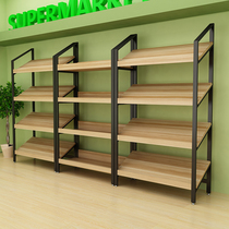 Fruit Shelf Supermarket Multilayer Middle Island Set Items Display Rack Shelves Red Wine Cabinet Cosmetics Snack Shelf Cake Rack Exhibition Cabinet