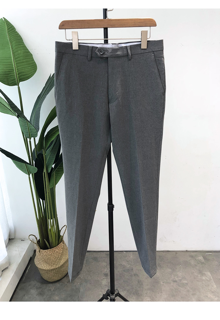 Twins Thu và đông mới quần nhỏ nam phiên bản Hàn Quốc của xu hướng quần ống suông thẳng giản dị quần âu