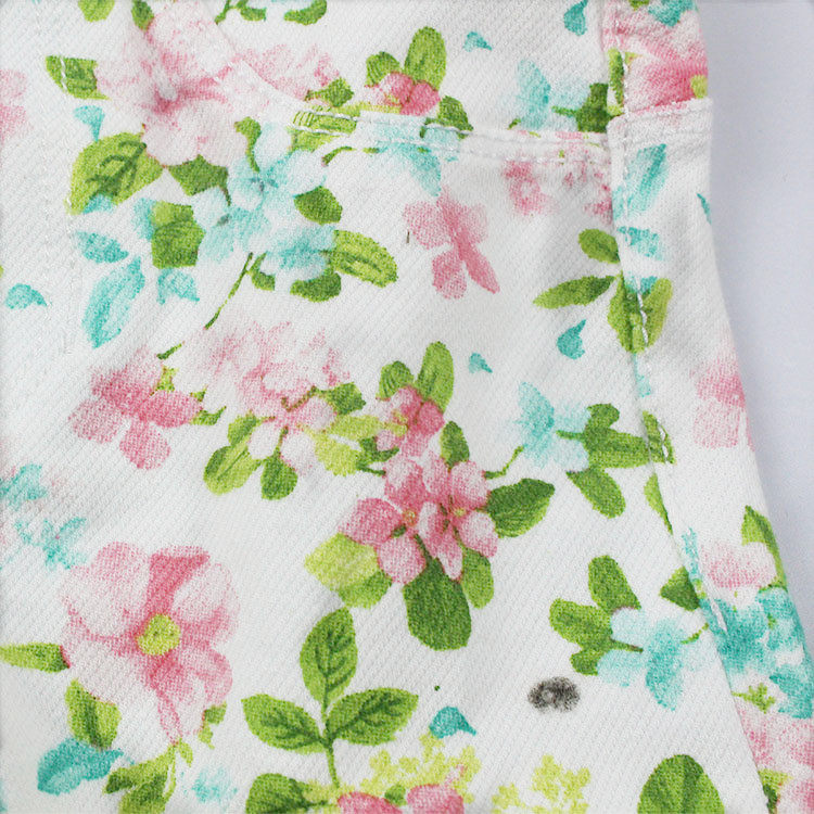 Pantalon fille en Coton denim bombe - Ref 2063532 Image 19