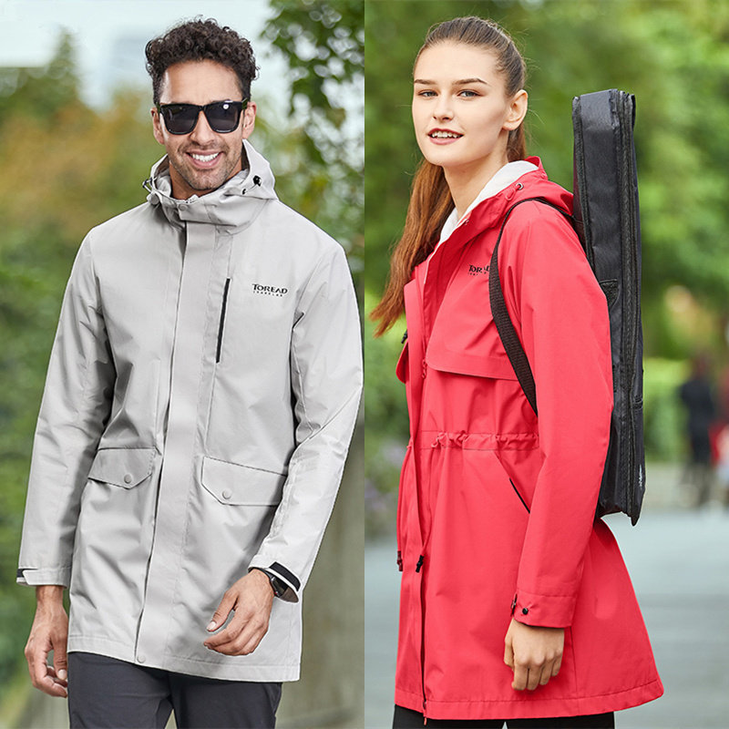 Pathfinder winewear men and women Spring new outdoor medium long version of cashew cashiers TAYH81803 82804