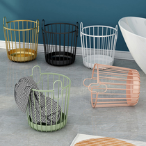 Light luxury basket basket basket artifacts minimalist houseclothetoys contain basket bathroom iron dirty jacket