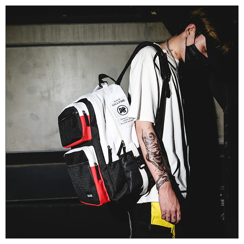 Túi thời trang nữ thời trang Hàn Quốc của học sinh trung học phổ thông Harajuku ulzzang balo nam adidas