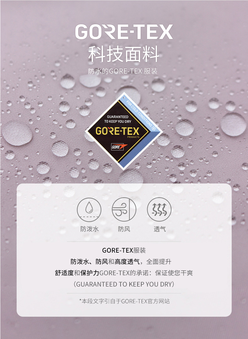 NEPA耐葩 狐狸毛领 GORE-TEX 加厚羽绒服 匈牙利鹅绒 图4